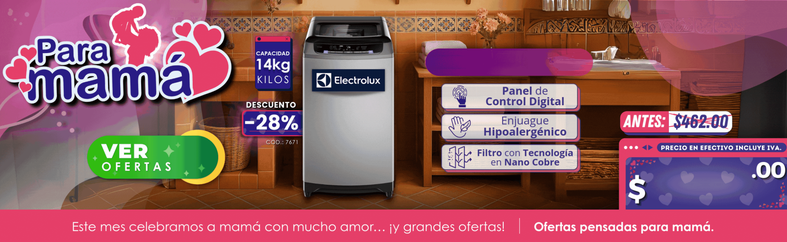 LAVADORA ELECTROLUX EWIX14F6CSG MAYO 2025