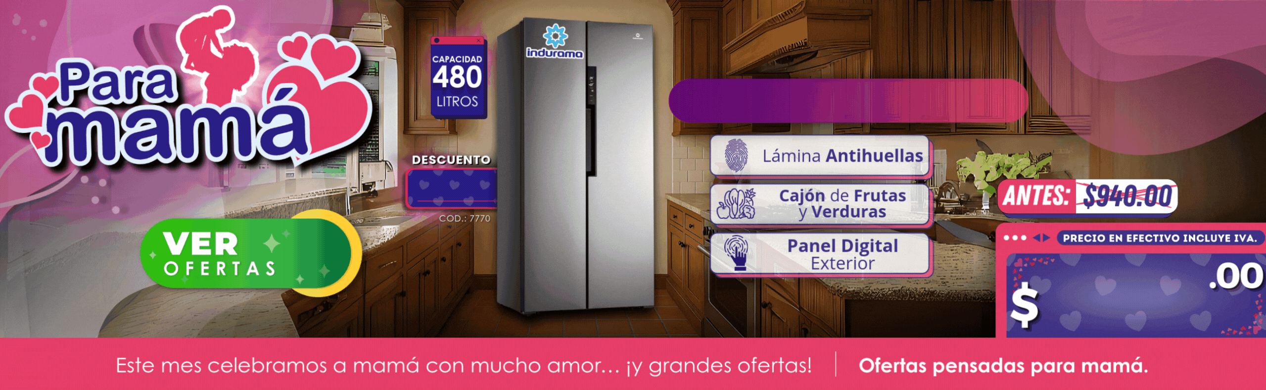 REFRIGERADORA INDURAMA RI-770I