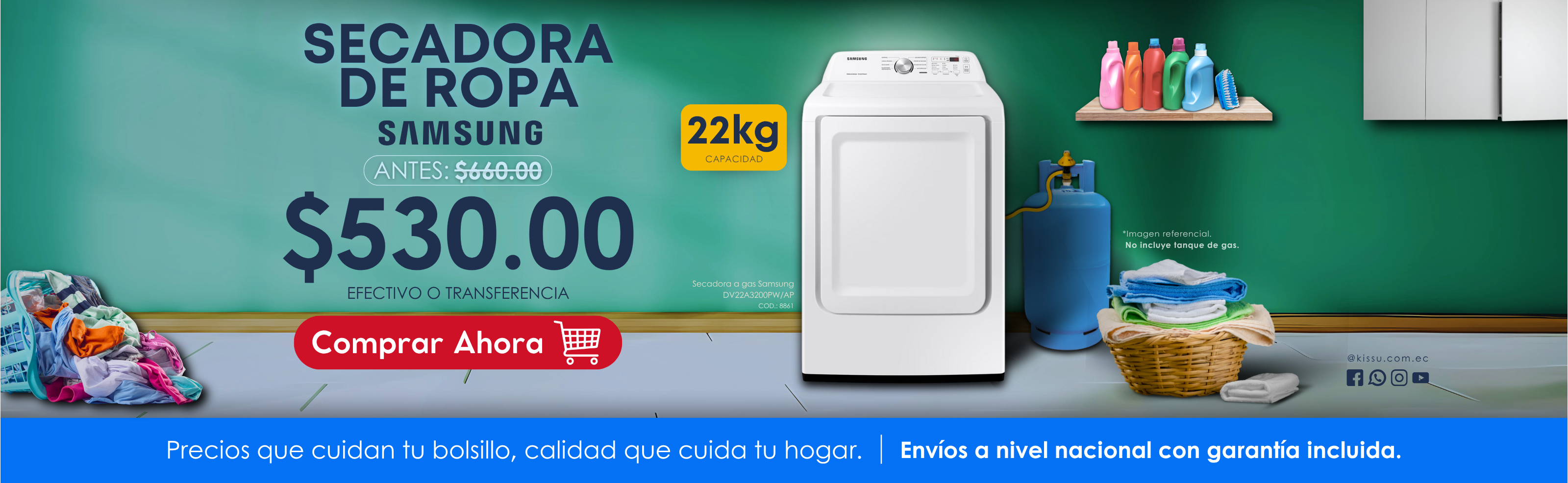SECADORA SAMSUNG GAS PC JULIO
