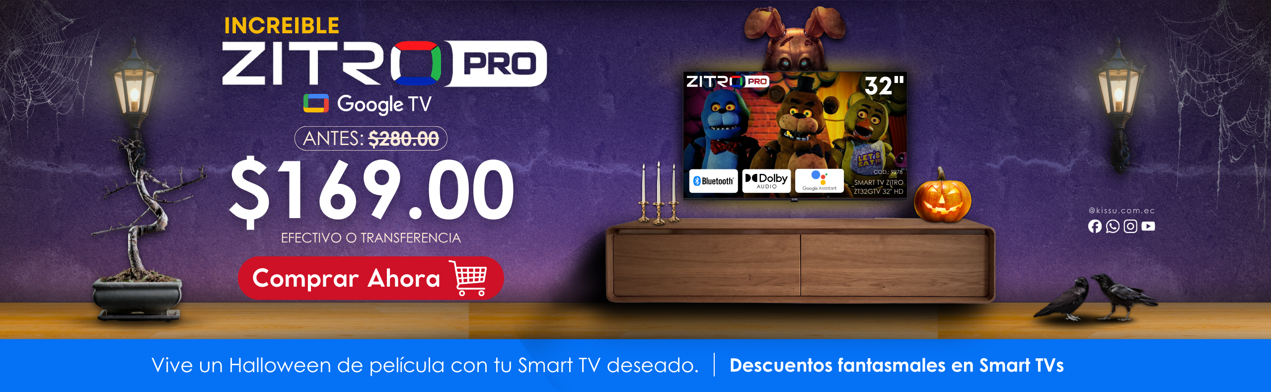 OCTUBRE 2025 TV ZITRO ZT32GTV