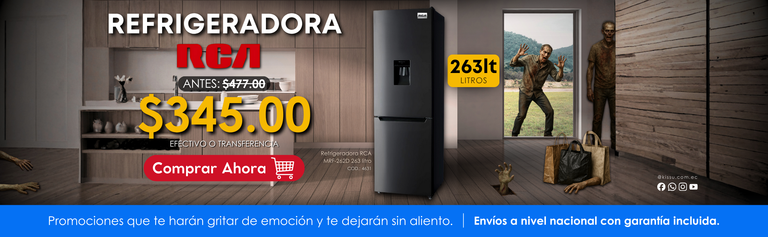 OCTUBRE 2025 4631 REFRIGERADORA RCA MRF-262BD