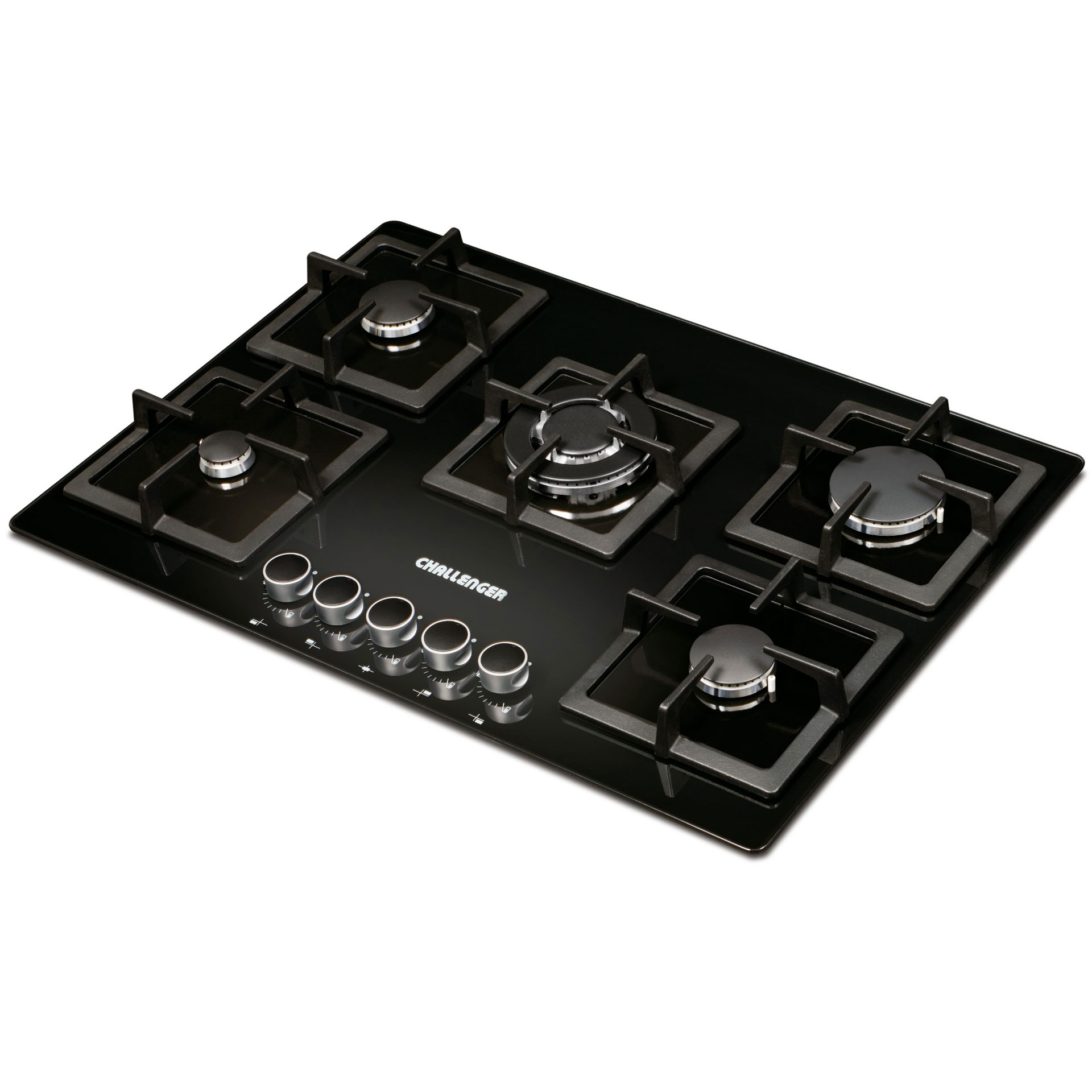 Cocina a Gas con 5 Quemadores de Acero Inoxidable de 68x52cm Teka