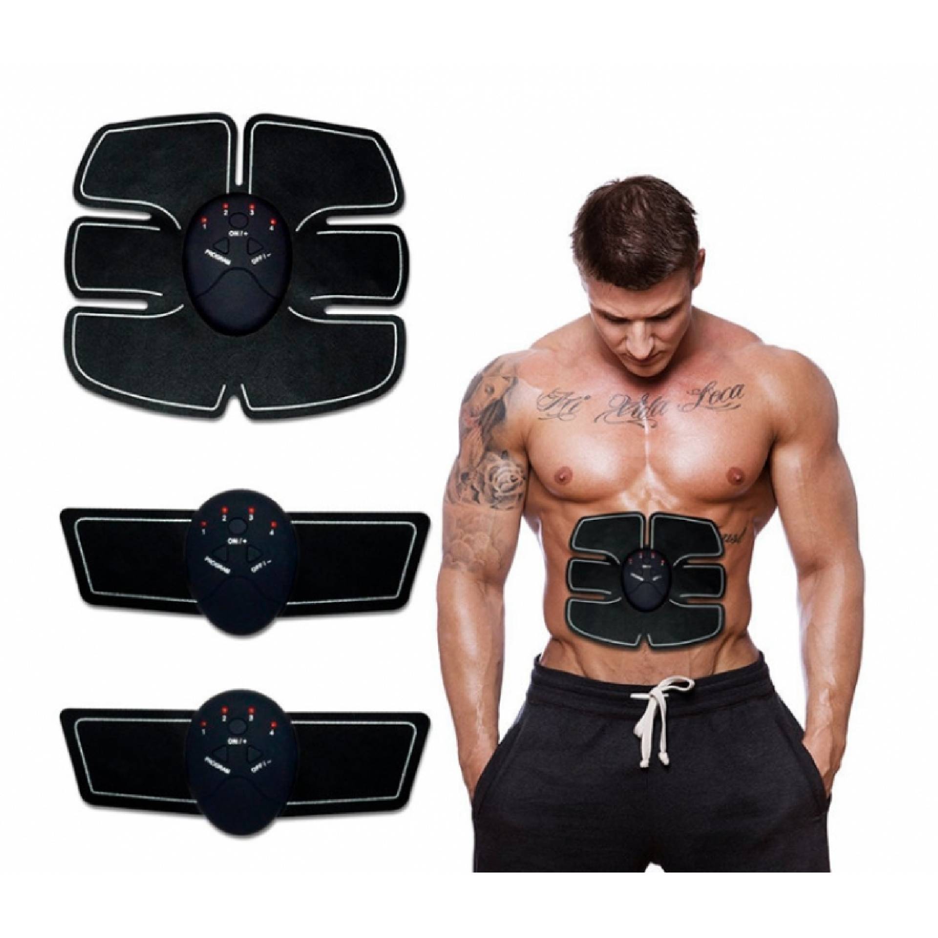 Electroestimulador Muscular Abdominal, Masajeador Eléctrico con Cinturón,  Dispositivo de entrenamiento Profesional para ejercitar el cuerpo - Crazy  Opportunities