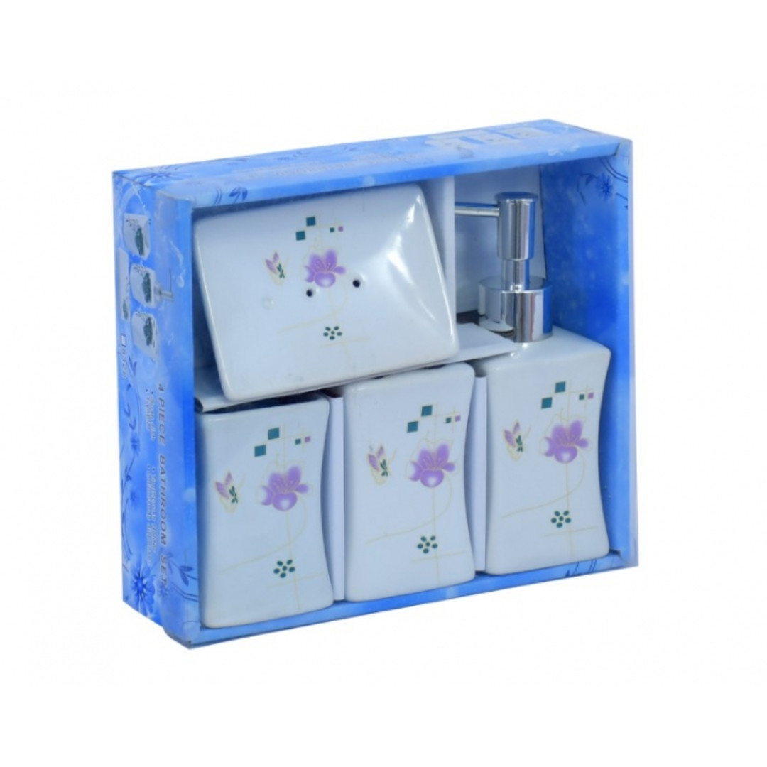 Set de baño de cerámica Zonana™ multicolor, 3 piezas