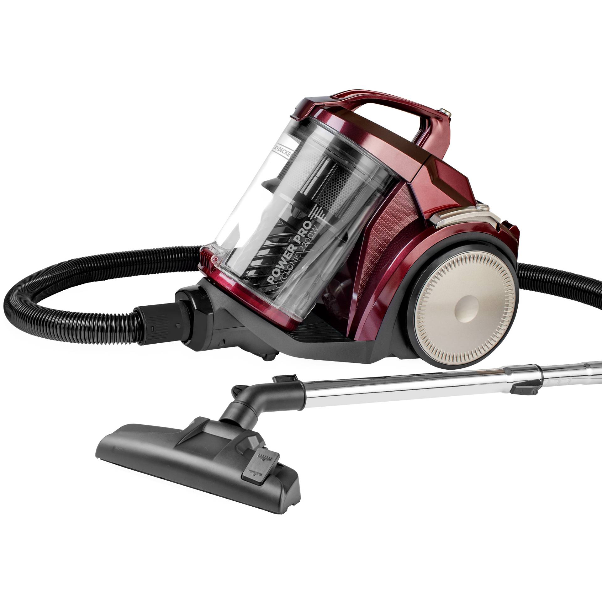 Aspiradora Black & Decker Power Pro VCBD2200-AR Bordo