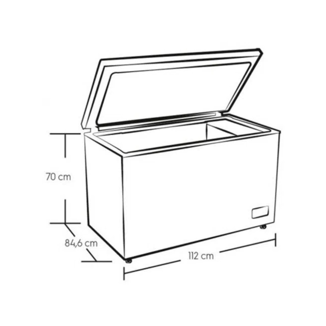 CONGELADOR ELECTROLUX - EFCC32C3HQW- 316LITROS - DUAL - Olímpica