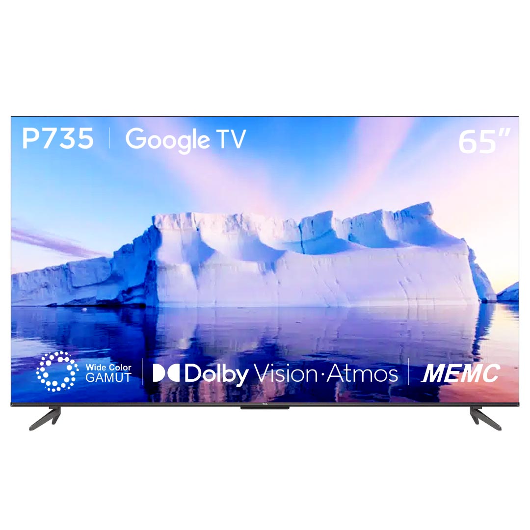 Smart TV TCL 65” 4K UHD 65P735 WIFI Sistema Google TV HDR10+ Dolby