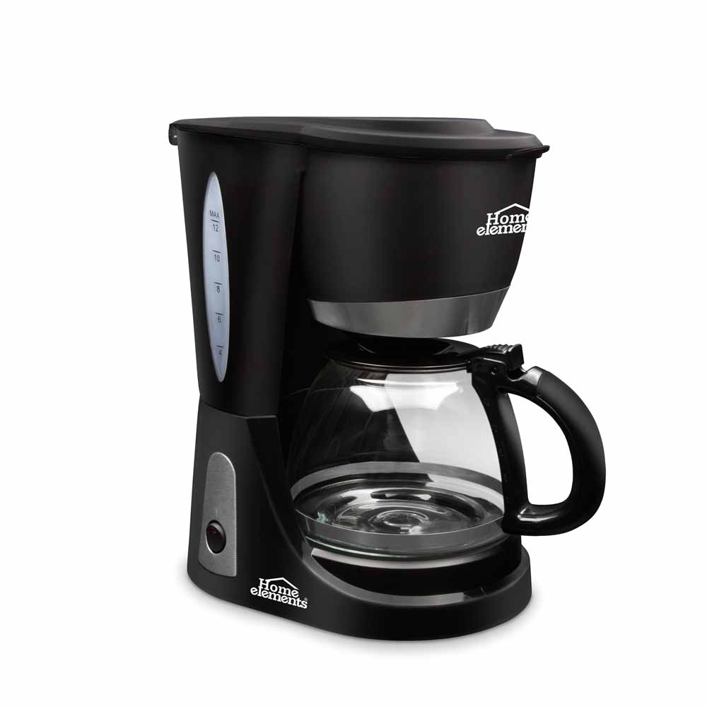 Cafetera Programable 12 Tazas Jarra de Vidrio Acero/Negro Oster