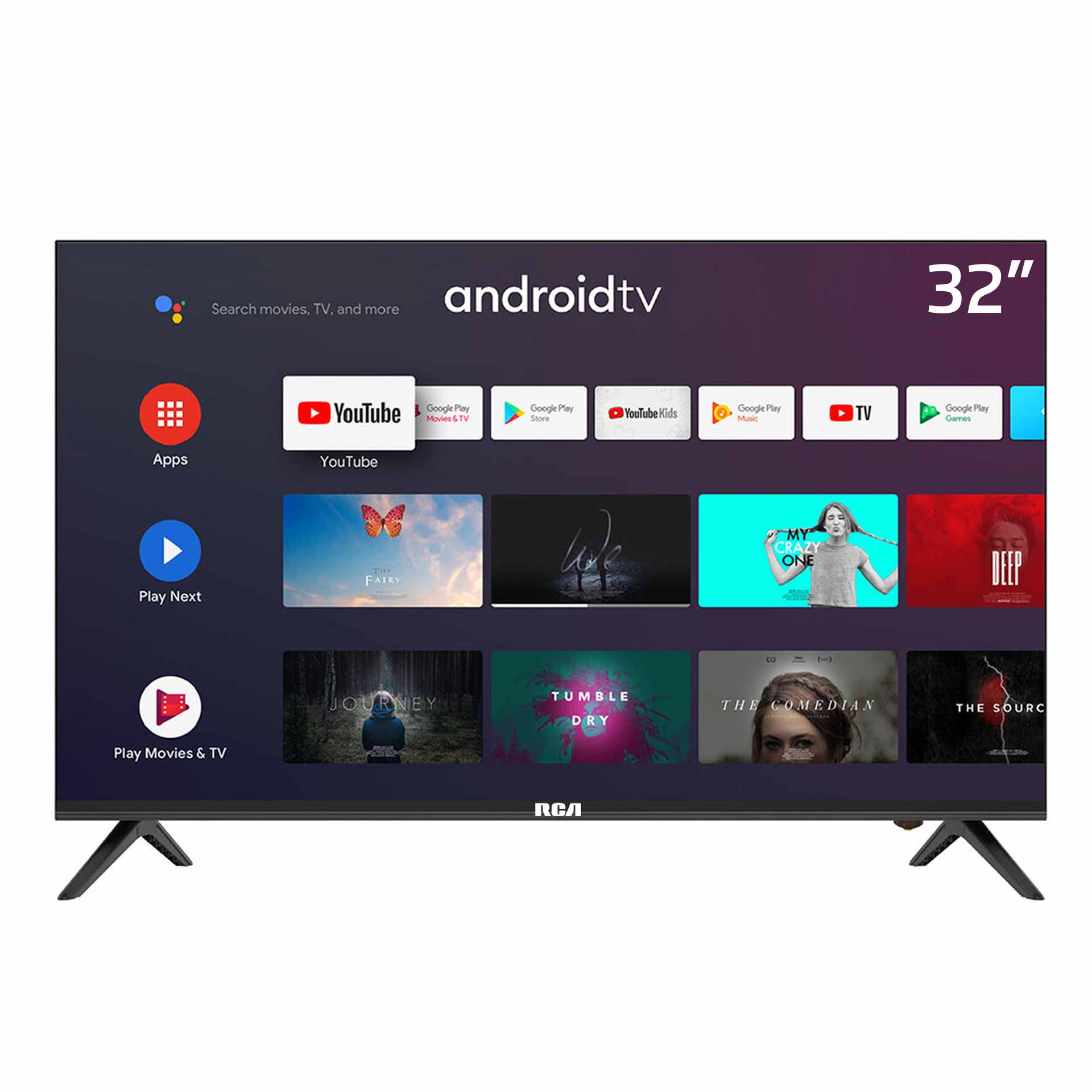 SMART TV RCA 32RCAQ680LN 32  HD (1366X768) LED ANDROID GOOGLE TV DISEÑO  SIN BORDES