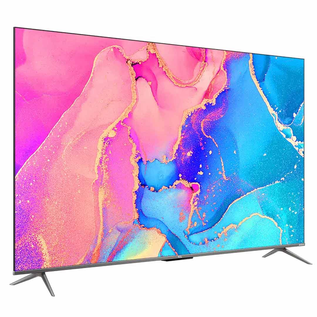 SMART TV TCL 65C635 65  4K UHD QLED HDR 10 PLUS ANDROID GOOGLE TV GOOGLE  DUO PARLANTES ONKYO