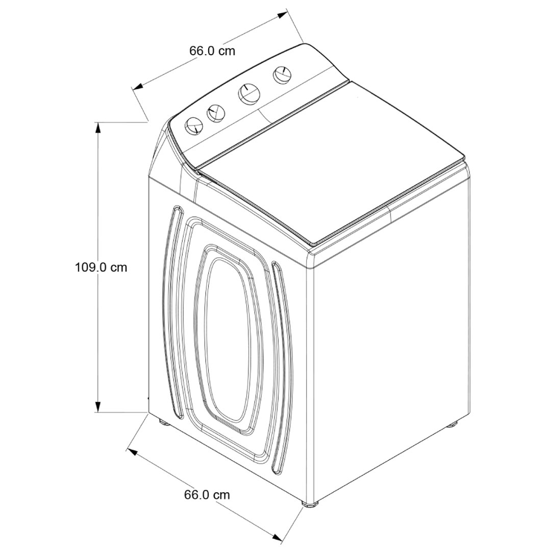 Lavadora Carga Superior 17 kg Whirlpool, LAVADORAS