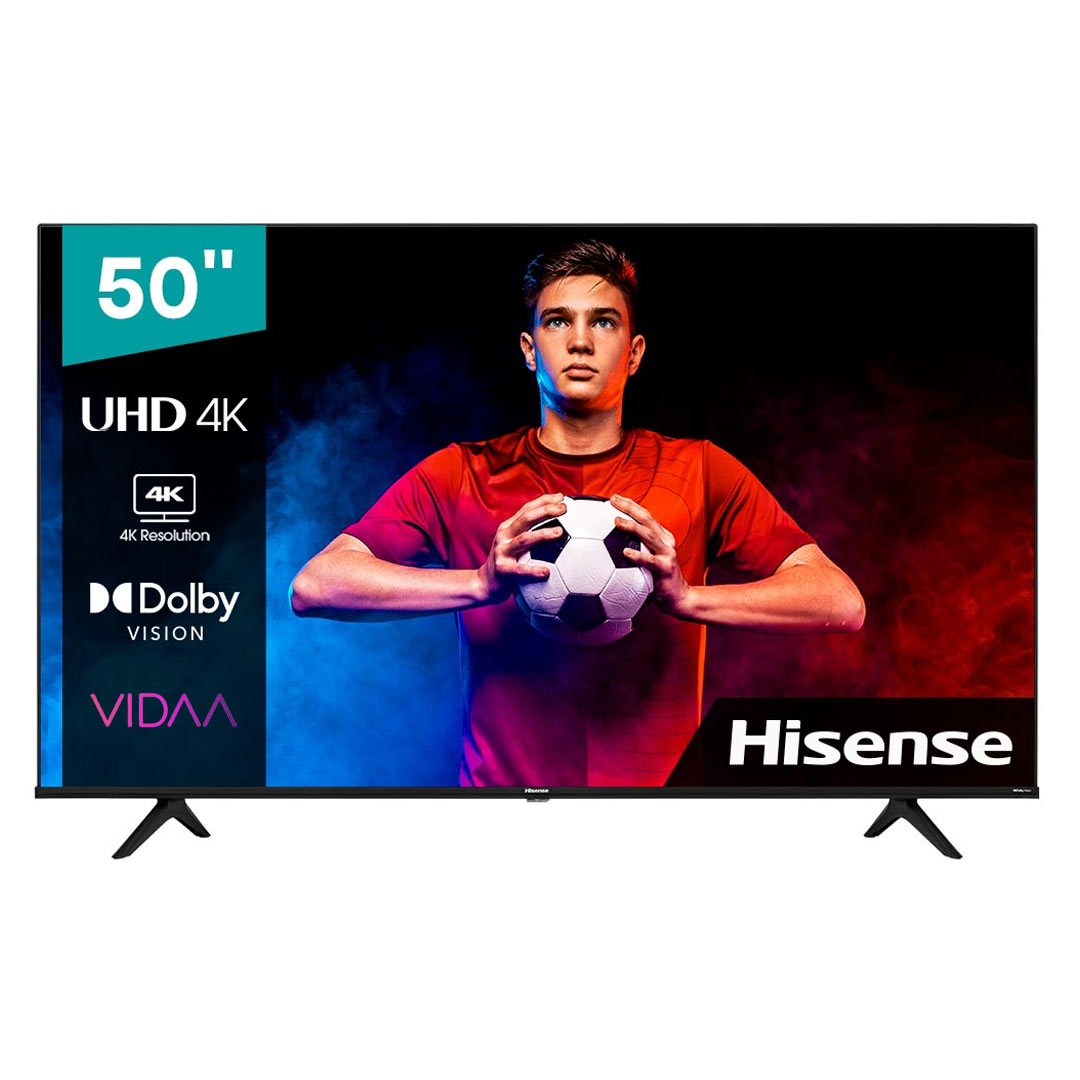 SMART TV HISENSE 50A6H 50  4K UHD LED HDR 10 PLUS VIDAA CONTROL DE VOZ