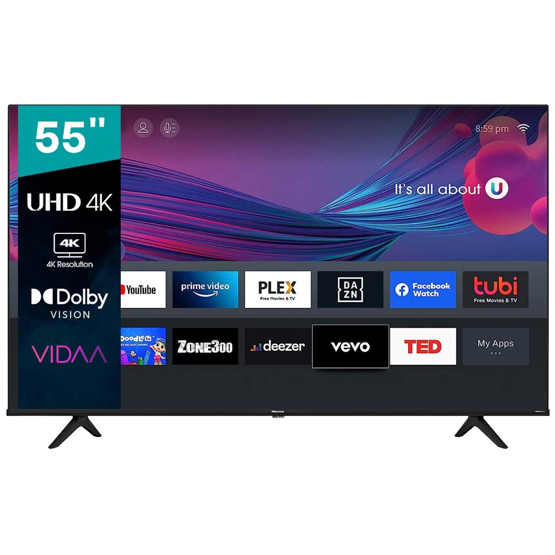 Pantalla Hisense 55 pulgadas 4K Android TV 55A6H