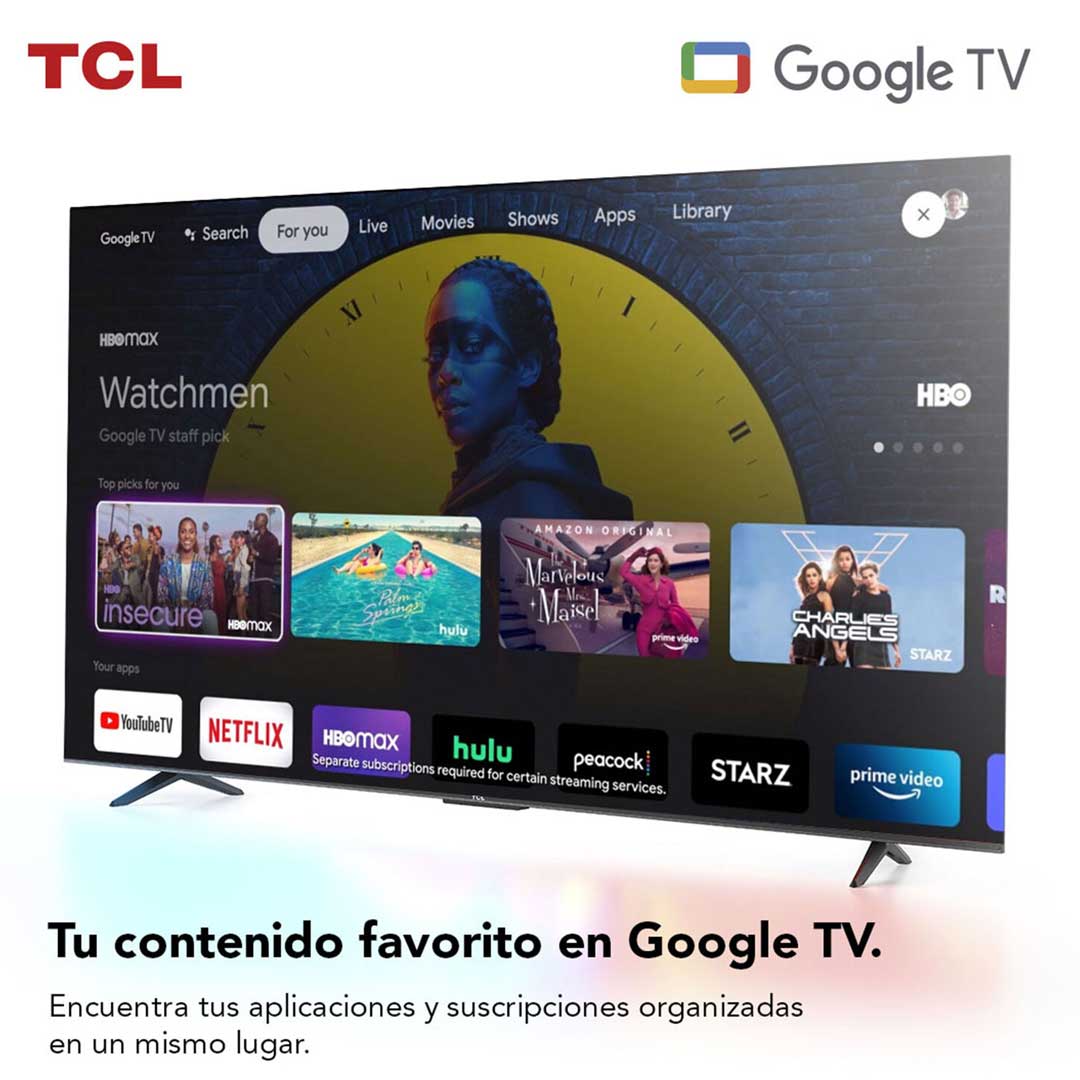 Televisor tcl 55 55p635 smart // bluetooth // mando voz //cable