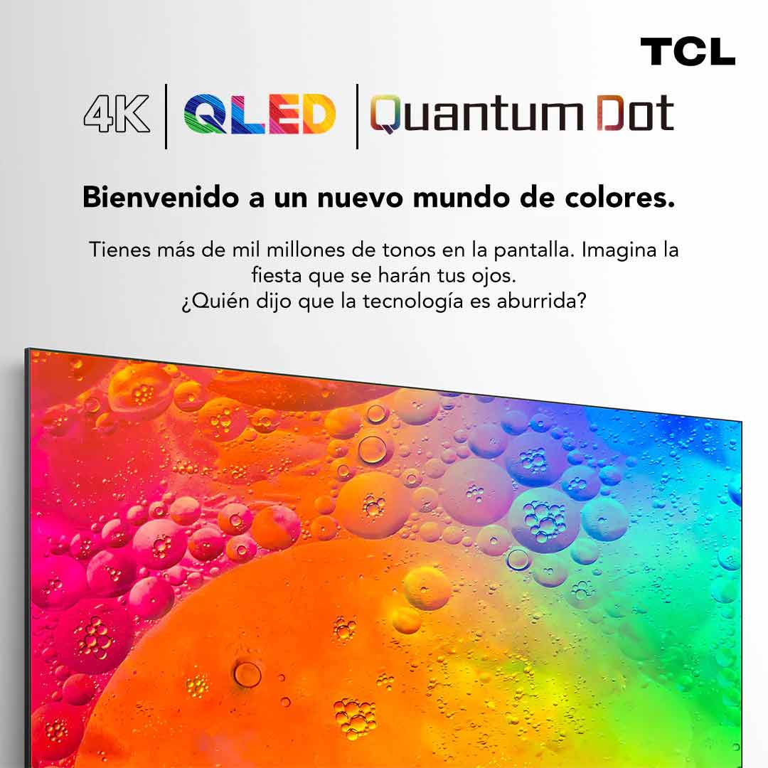 Televisor TCL QLED 55 UHD 4K Smart Tv 55C645