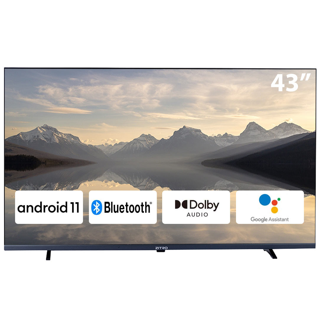 SMART TV INDURAMA 43TIKF9UHD 43  4K UHD LED HDR ANDROID GOOGLE TV ANDROID  11 CON 8GB INTERNO