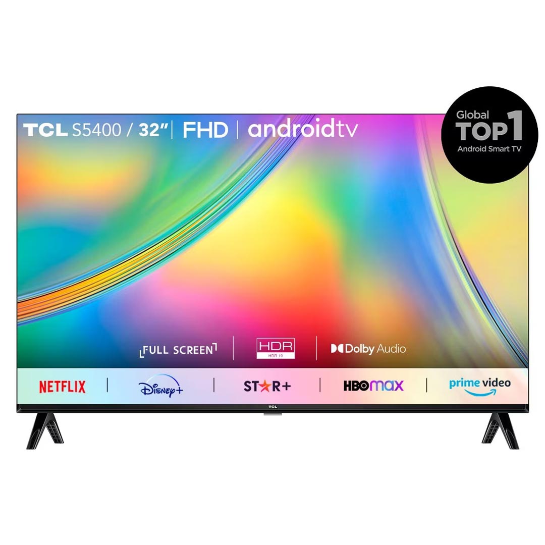 TCL televisor 32 Smart TV Android FHD S5400AF negro al mejor precio