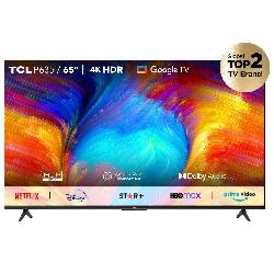 TV LED SMART TCL 65PULG HDR10 4K BT GOOGLE TV 65P635